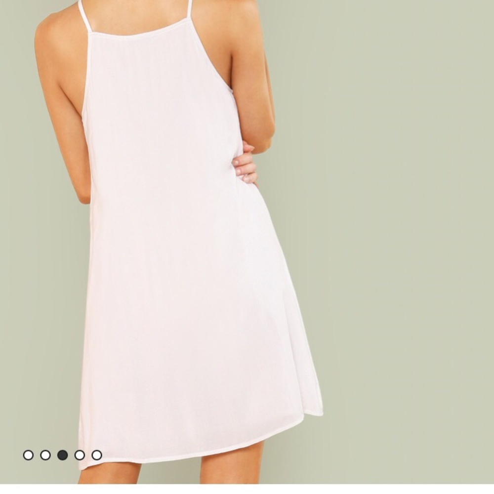NWOT White embroidered summer dress - Picture 5 of 9